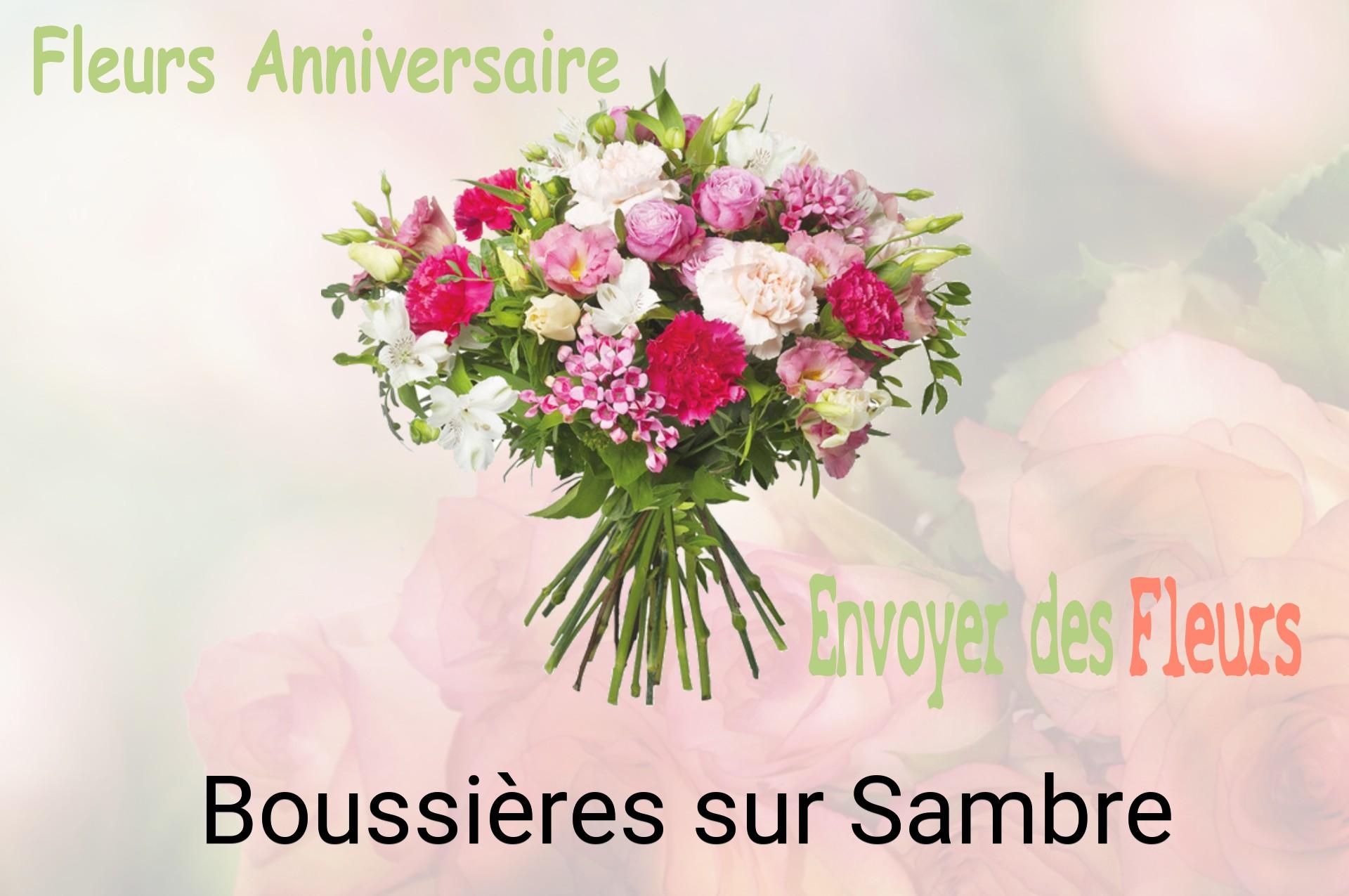 Bouquet de fleurs d’anniversaire livré à Boussières-sur-Sambre