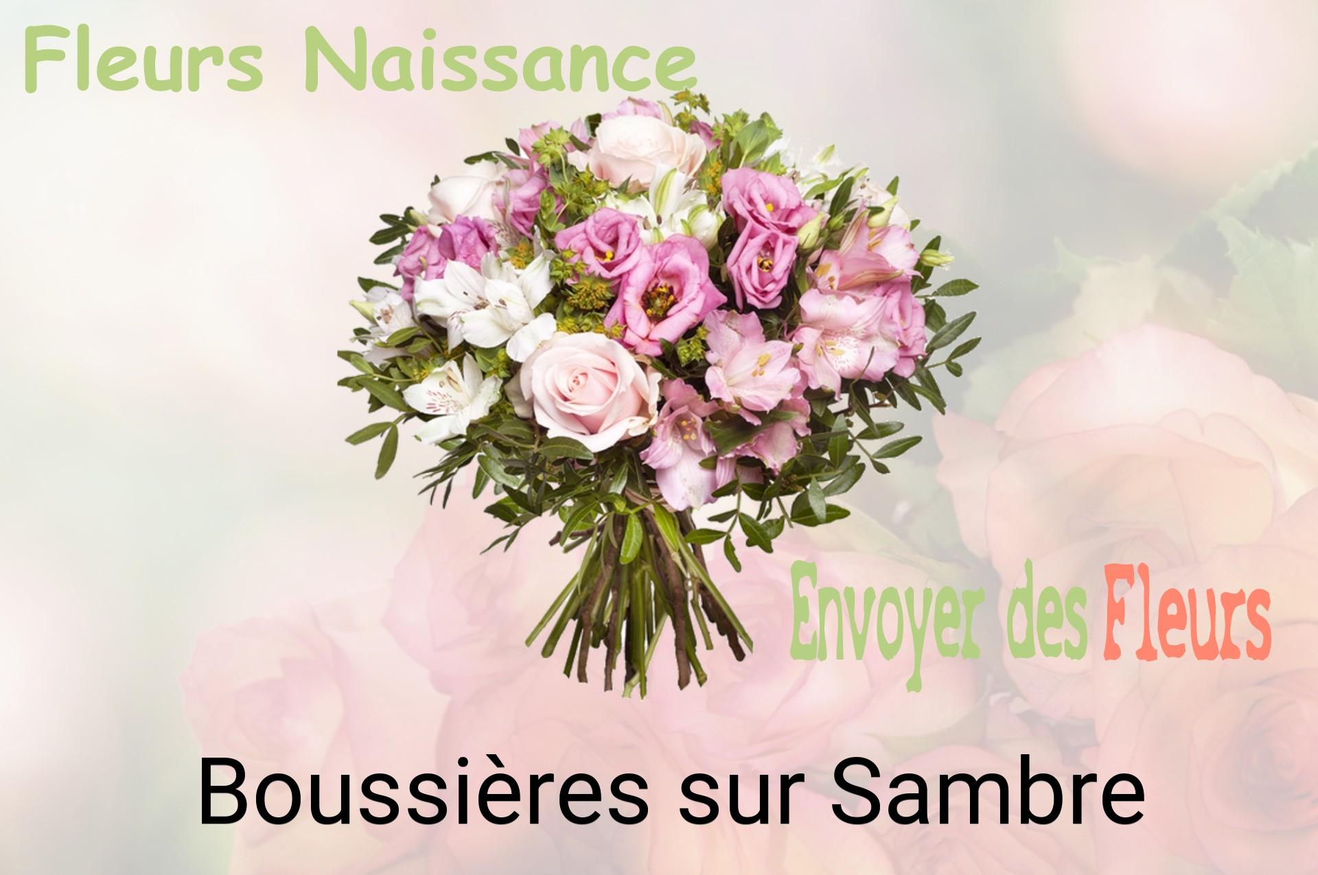 Bouquet de fleurs de naissance livré à Boussières-sur-Sambre